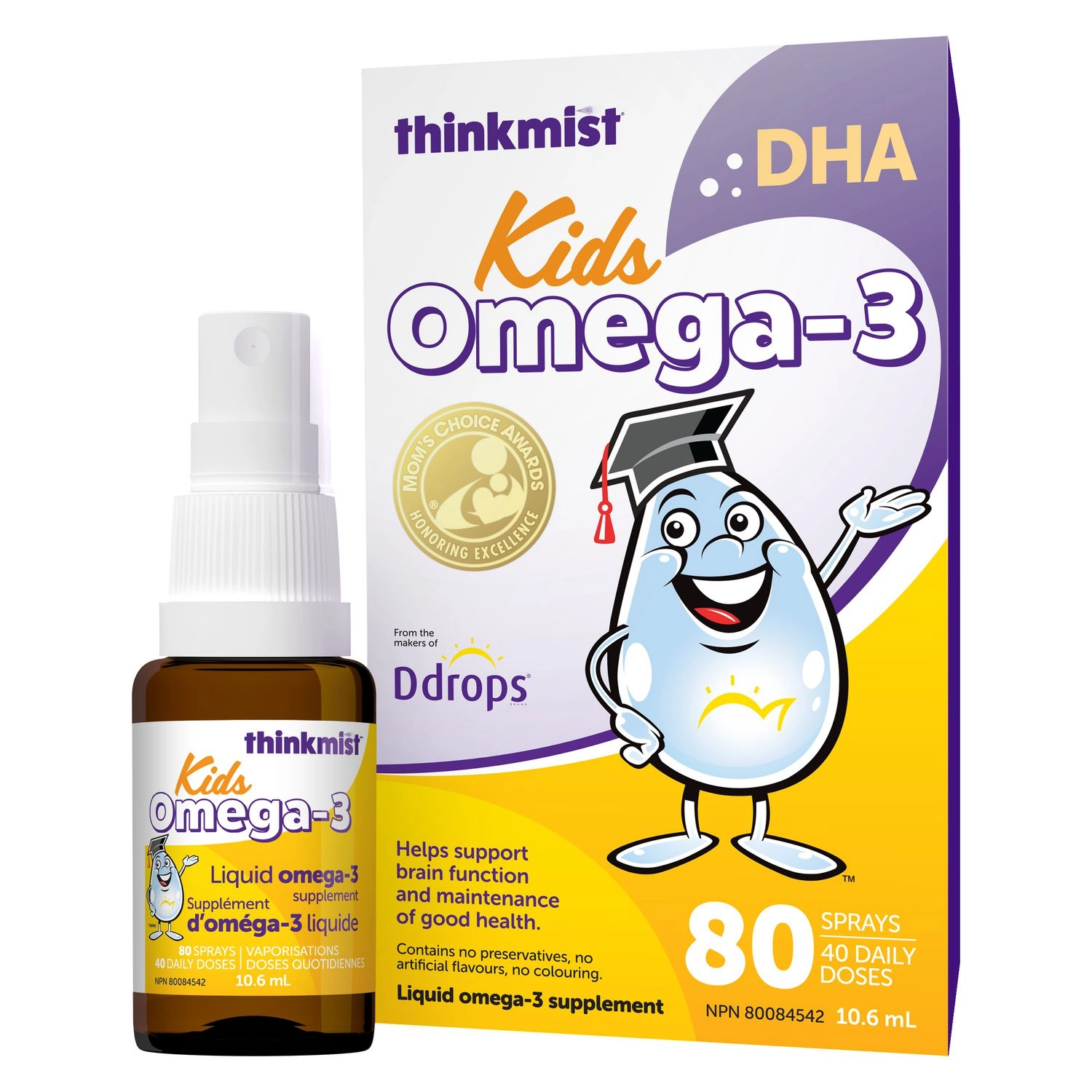 Thinkmist DHA 80 Sprays 10.6 mL