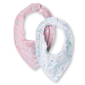 George Baby Unisex Infants' Bandana Bibs 2-Pack