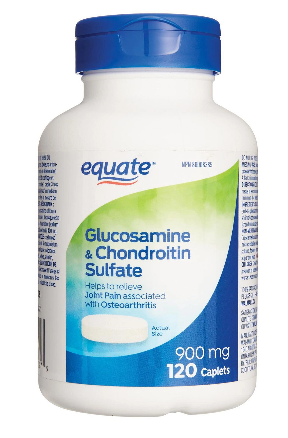 Equate Glucosamine & Chondroitin Sulfate 900mg