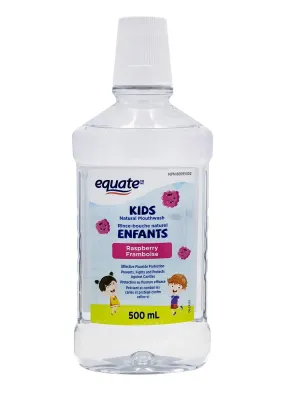 Equate Kids Natural Raspberry Mouthwash 500 mL