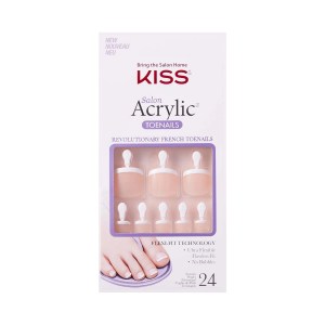 KISS Salon Acrylic French Toe Nail