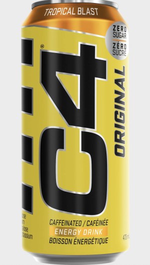 C4 Carbonated Tropical Blast Energy Drink 473 ml