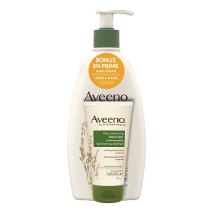 Aveeno Active Naturals Daily Moisturizing Lotion, Fragrance Free, 532 mL+75 mL Bonus 532mL