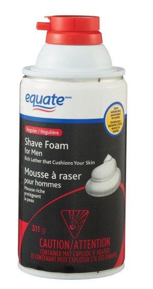 Equate Regular Shave Foam for Men 311 g