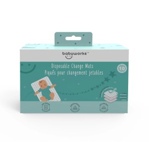 Baby Works Disposable Change Mats - 10pk