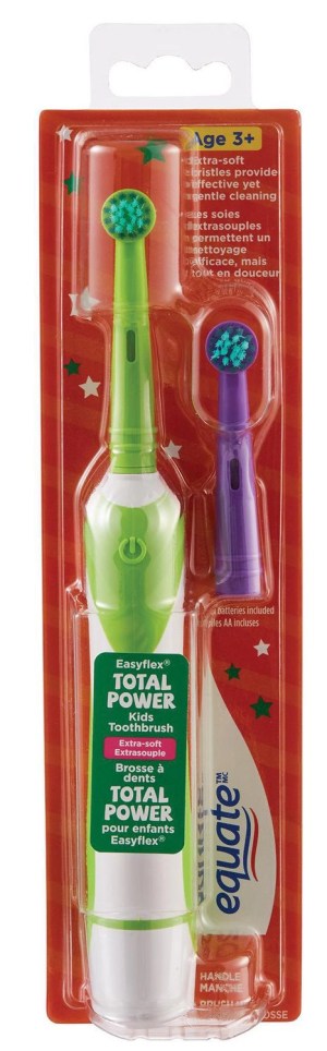 Equate Easyflex Total Power Kids Toothbrush