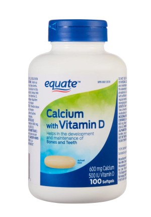 Equate Calcium with Vitamin D Softgels 100 Softgels