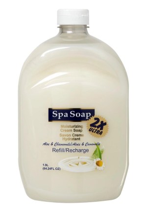 SpaSoap Ultra 2X Aloe & Chamomile Moisturizing Cream Soap Refill 1.9L