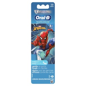 Oral-B Kids Extra Soft Replacement Brush Heads featuring Marvel's Spiderman
