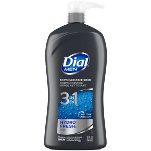 Dial for Men Hydro Fresh 3-in-1 Body+Hair+Face Wash, 946mL 946 mL