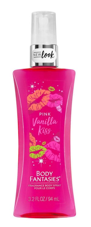 Body Fantasies Pink Vanilla Kiss Fragrance Body Spray 94 mL
