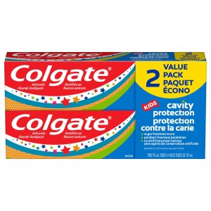 Colgate Kids Toothpaste Cavity Protection, Bubble Fruit, 95ml (2 Pack) 95 mL
