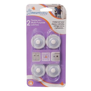 Dreambaby Mini Multi-Purpose Latch - 2pk