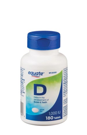 Equate Vitamin D 1000 IU 180 Tablets