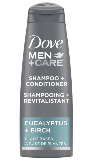 Dove Men Care Blue Eucalyptus and Birch 2 in 1 Shampoo and Conditioner 355ml