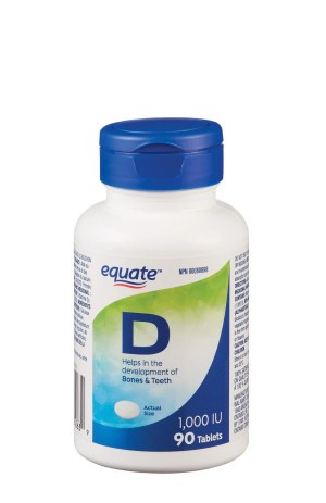 Equate Vitamin D 1000 IU 90 Tablets