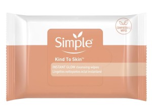 Simple Instant Glow Cleansing Wipes