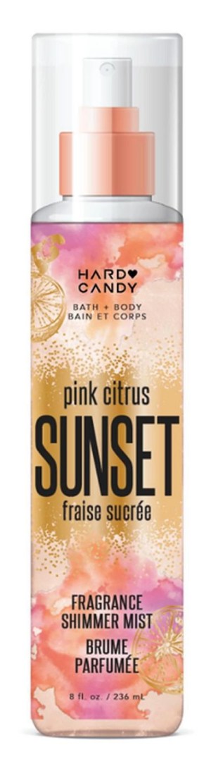 Hard Candy Pink Citrus Sunset Fragrance Shimmer Mist 236 ml