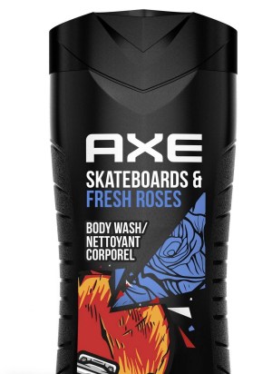 AXE Skateboards & Fresh Roses Body Wash for Men 473ml