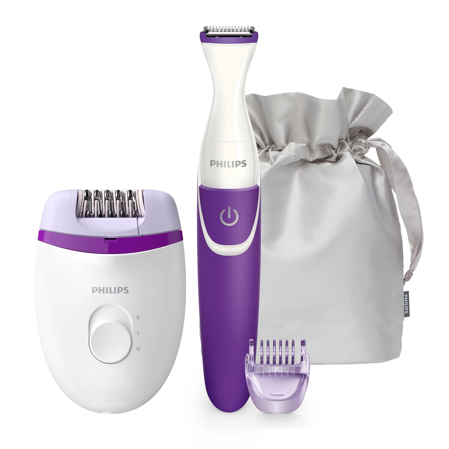 Philips Satinelle Essential Corded Compact Epilator with Bikini Trimmer