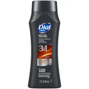 Dial for Men Ultimate Clean 3-in-1 Body+Hair+Face Wash 88 mL