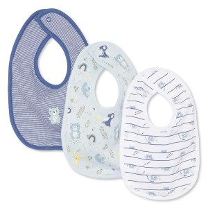 George Baby Boys' Layette Bibs 3-Pack