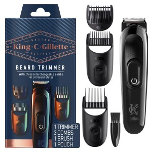 King C. Gillette Cordless Men’s Beard Trimmer Shave Kit