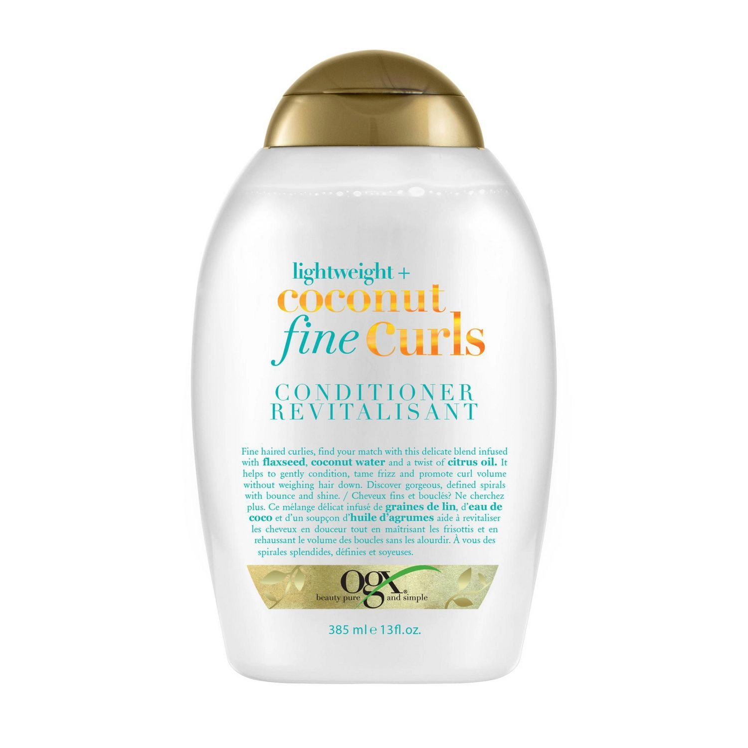 OGX Lightweight + Coconut Fine Curls Conditioner 385 ml