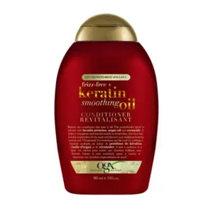 OGX Frizz-Free + Keratin Smoothing Oil Conditioner 385 ml