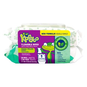 Kandoo Magic Melon Flushable Wipes 100ct