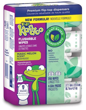 Kandoo Magic Melon Flip Top 200ct 200 Count