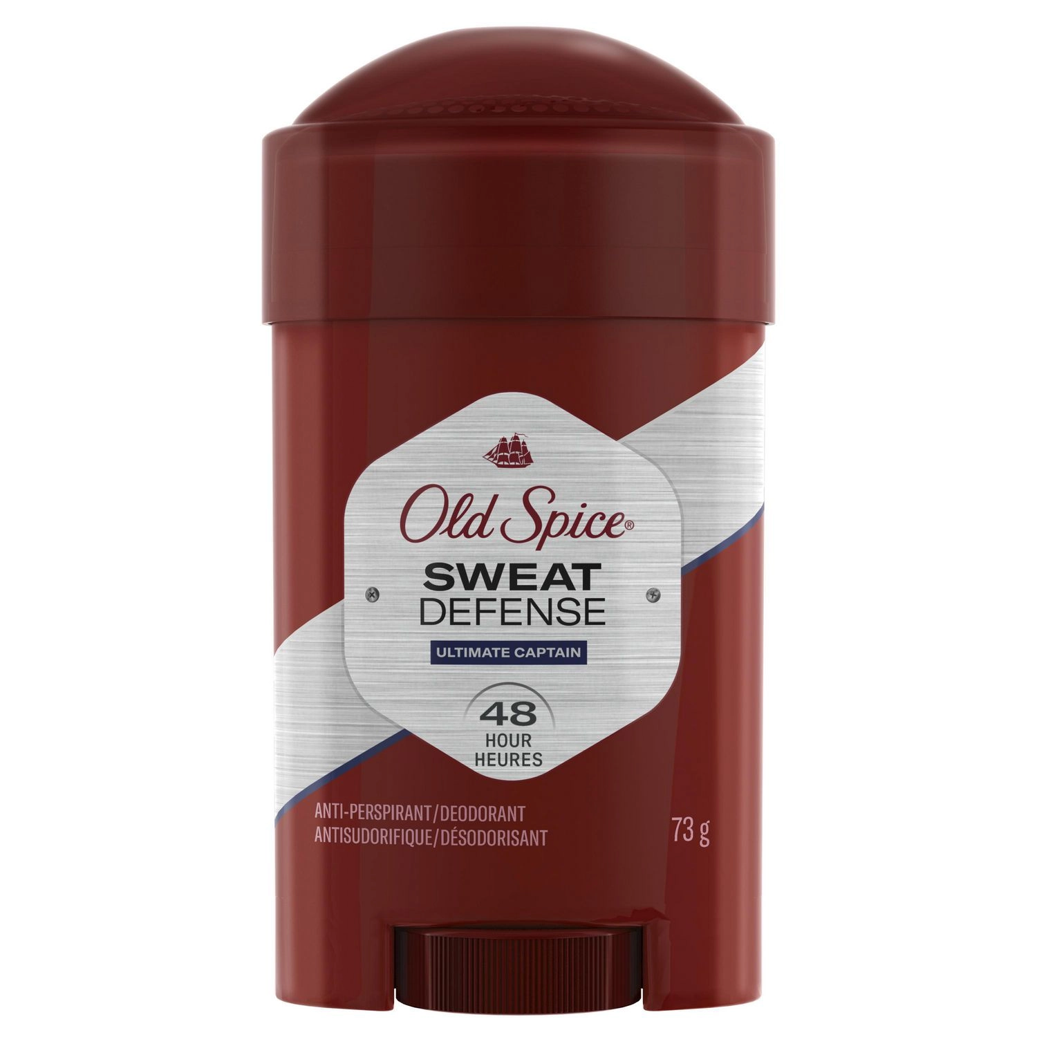 Old Spice Sweat Defense Ultimate Captain 48 Hour Anti-Perspirant Deodorant, 73 g 73 g