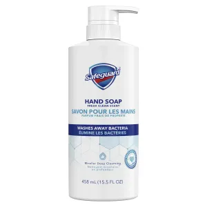 Safeguard Liquid Hand Soap, Fresh Clean Scent 458 mL