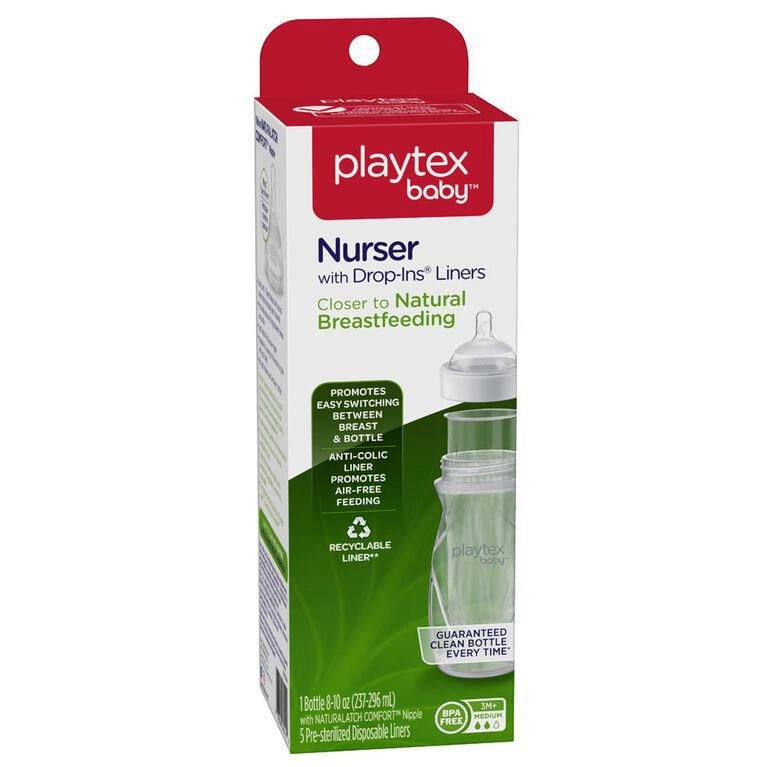 Playtex Baby Natural Nurser Bottle - 8oz - 1 Pack