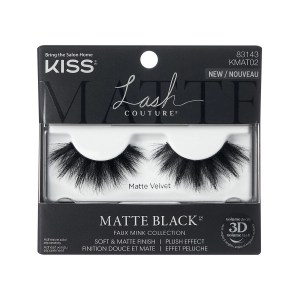 KISS Lash Faux Mink 3D Matte Collection - Matte Velvet