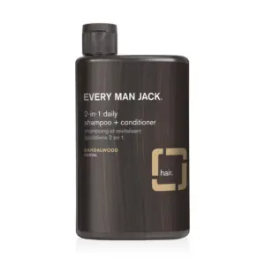 Every Man Jack 2-in-1 Daily Mens Shampoo + Conditioner - Sandalwood 400ml