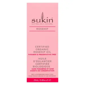 Sukin Certified Organic Rosehip Oil 25mL