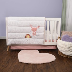 George Baby Pink 3-Piece Crib Set
