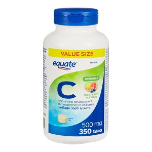 Equate Vitamin C 500mg Multi-Fruit FlavourValue Size 350 Tablets