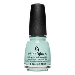 China Glaze Live In Mo-Mint Nail Lacquer with Hardeners 14 mL