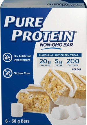 Marshmallow Crispy Treat Non-GMO Bars, 6x50g 300g