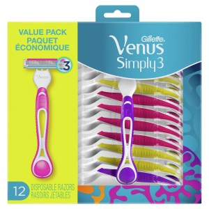 Gillette Venus Simply3 Women's Disposable Razors