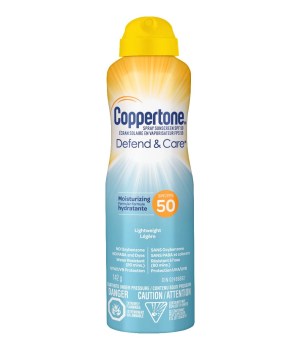 Coppertone Defend and Care Sunscreen Spray SPF 50 142 g