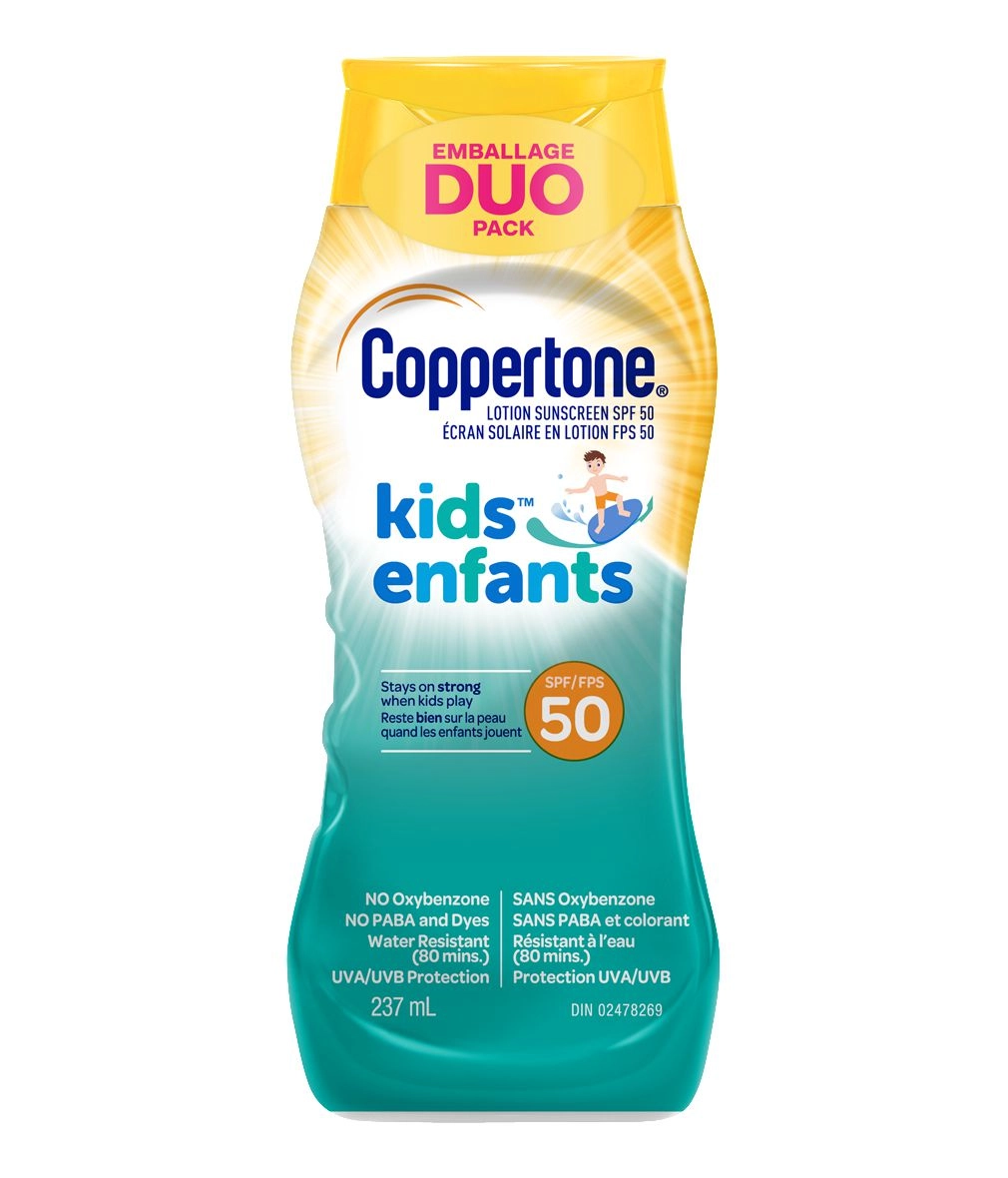 Coppertone Kids Sunscreen Lotion SPF 50 Value Pack 237 mL