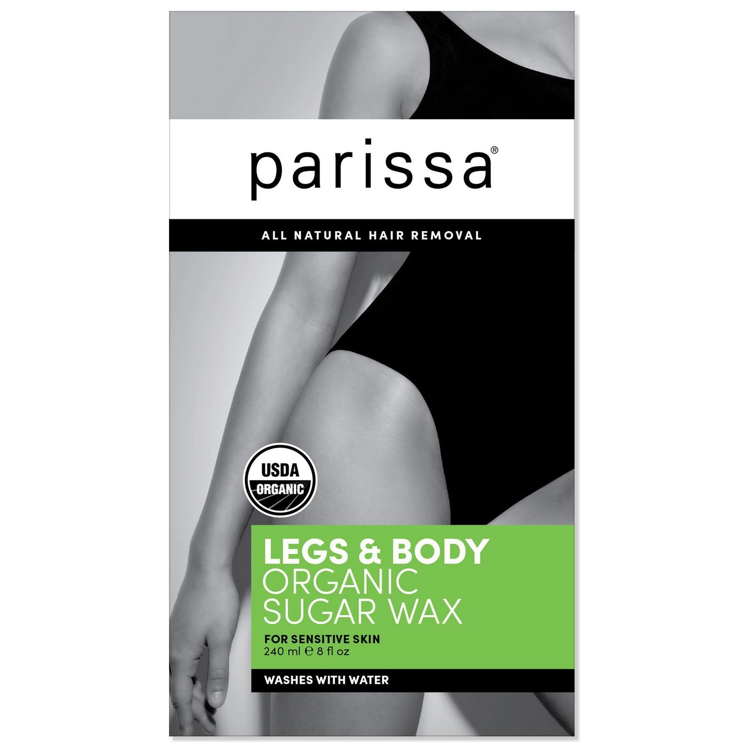 Parissa Organic Sugar Wax Legs & Body 240 ml