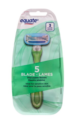 Equate 5 Blade Disposable Razors for Women