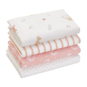 George Baby Flannel Receiving Blankets