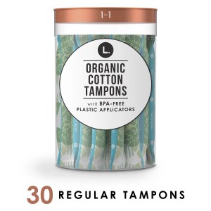 L. Organic Cotton Tampons - Regular