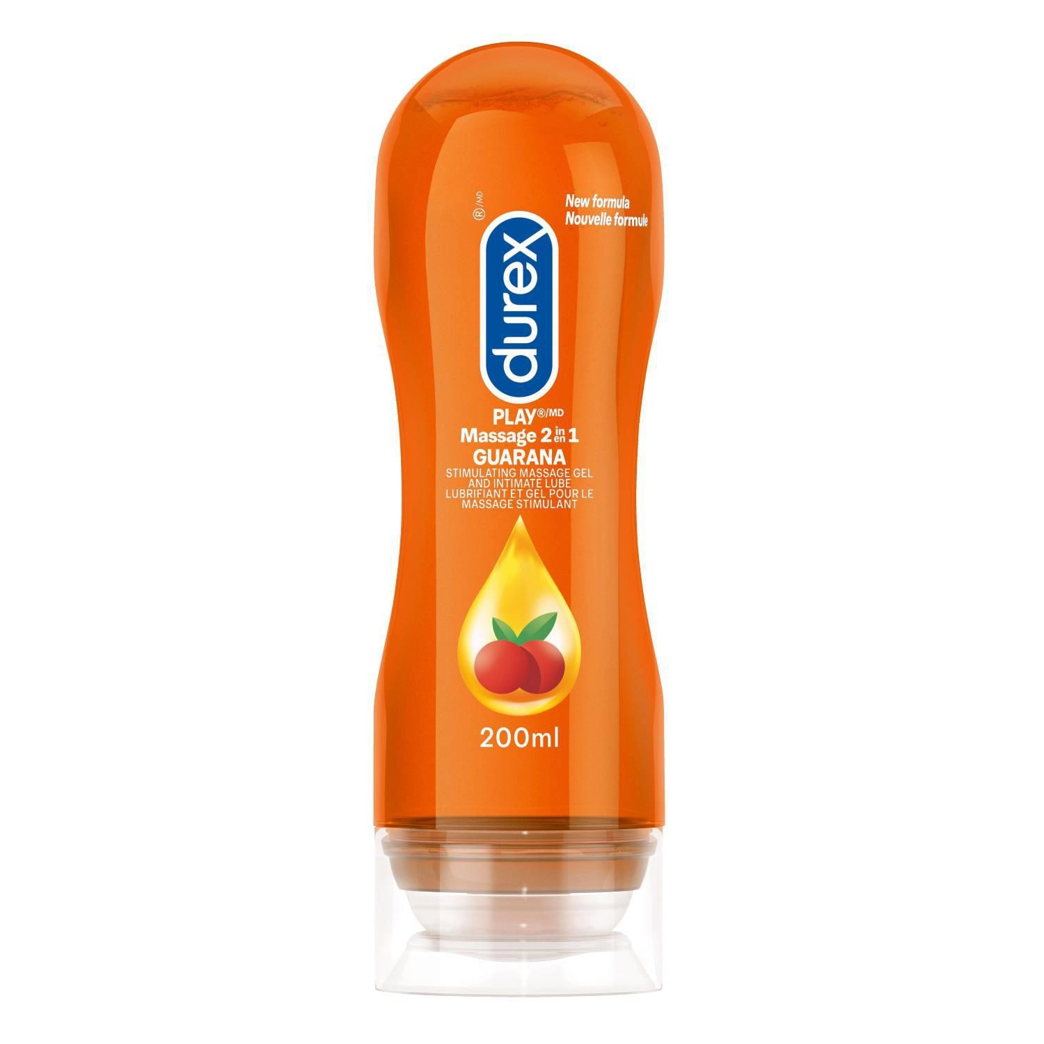 DUREX Play 2-in-1 Massage Gel and Intimate Lubricant with Guarana Extract 200ml