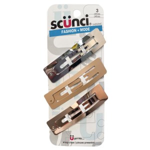 Scunci Metal Snap Clips